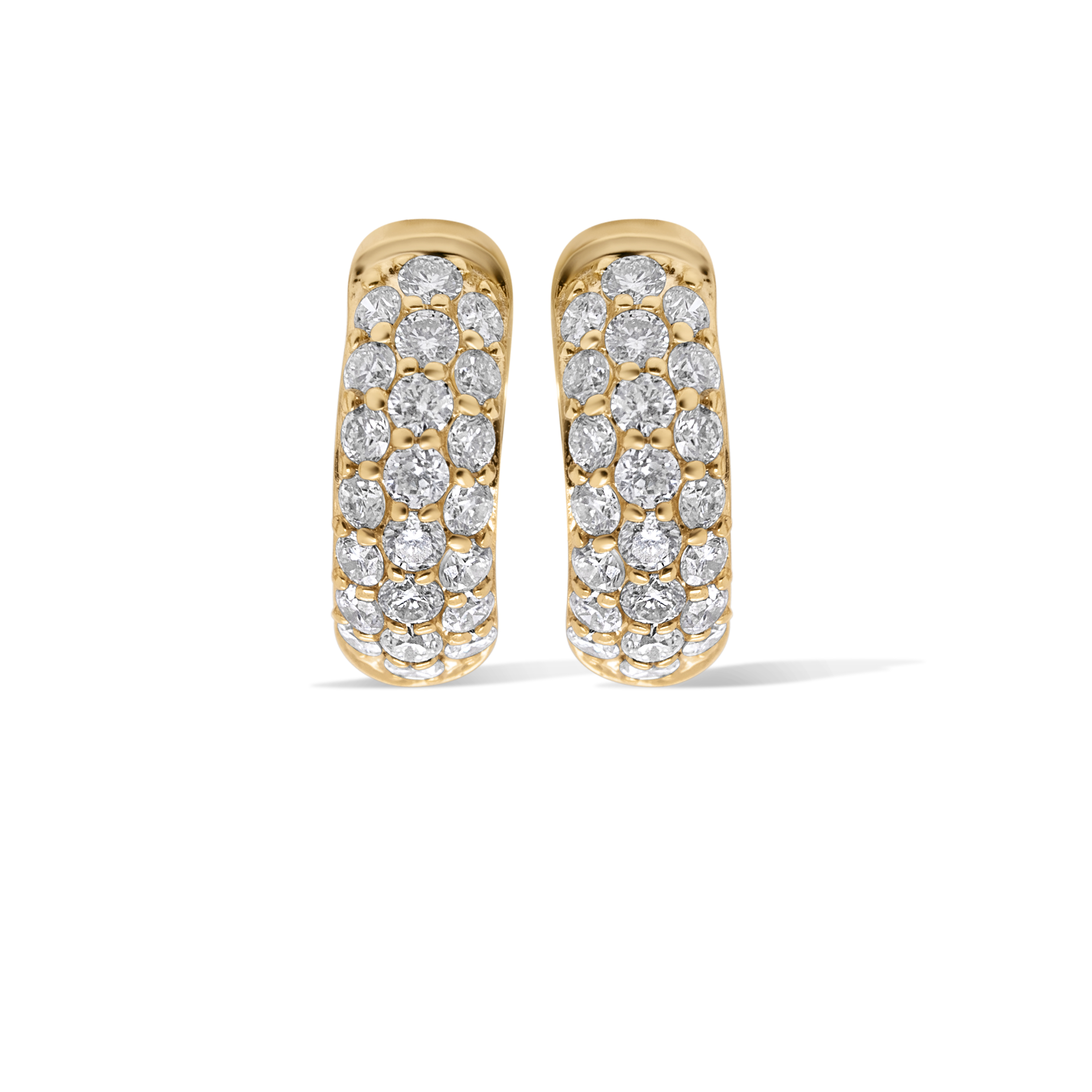 Diamond Hoop Earrings 0.60 ct. 14K Yellow Gold